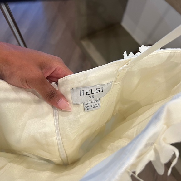 Helsi Audrey Square-Neck Floral Appliqué Sheer Midi Dress - Picture 4 of 4